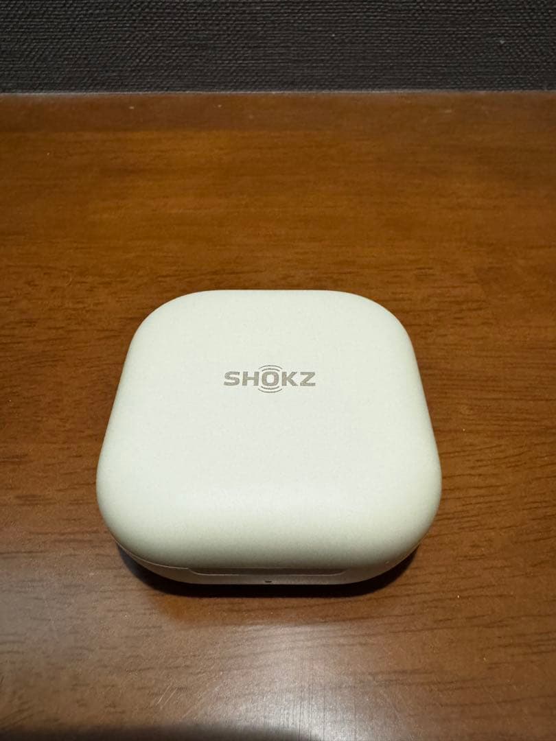 Shokz OpenFit ワイヤレスイヤホン ベージュ+保護ケース