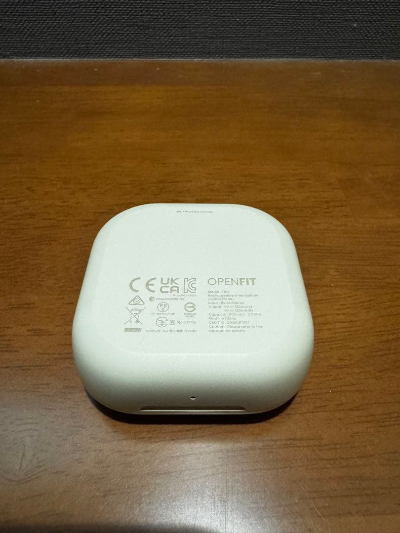 Shokz OpenFit ワイヤレスイヤホン ベージュ+保護ケース