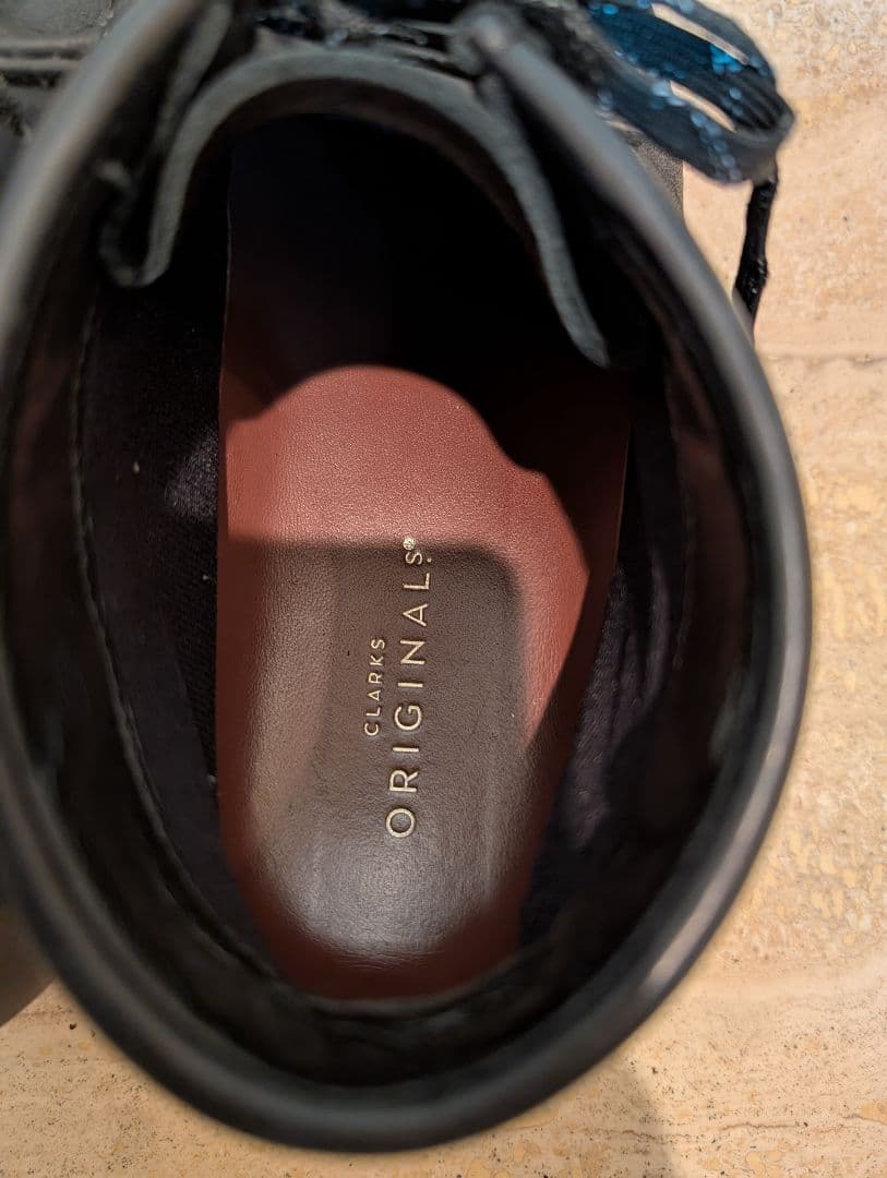 靴 Clarks Wallabee BT GTX Black