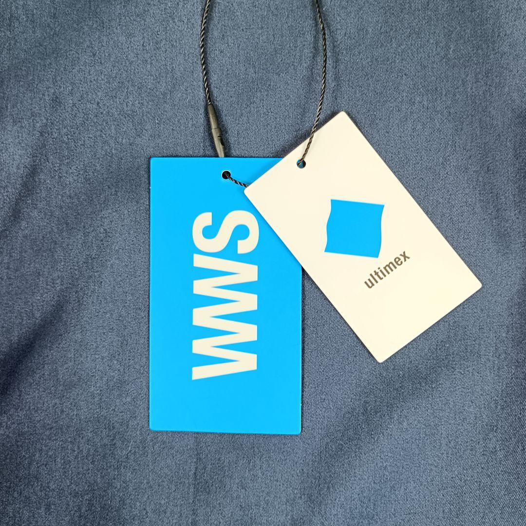 WWS 大きいサイズ セットアップ ダークネイビー 洗える ストレッチ 撥水