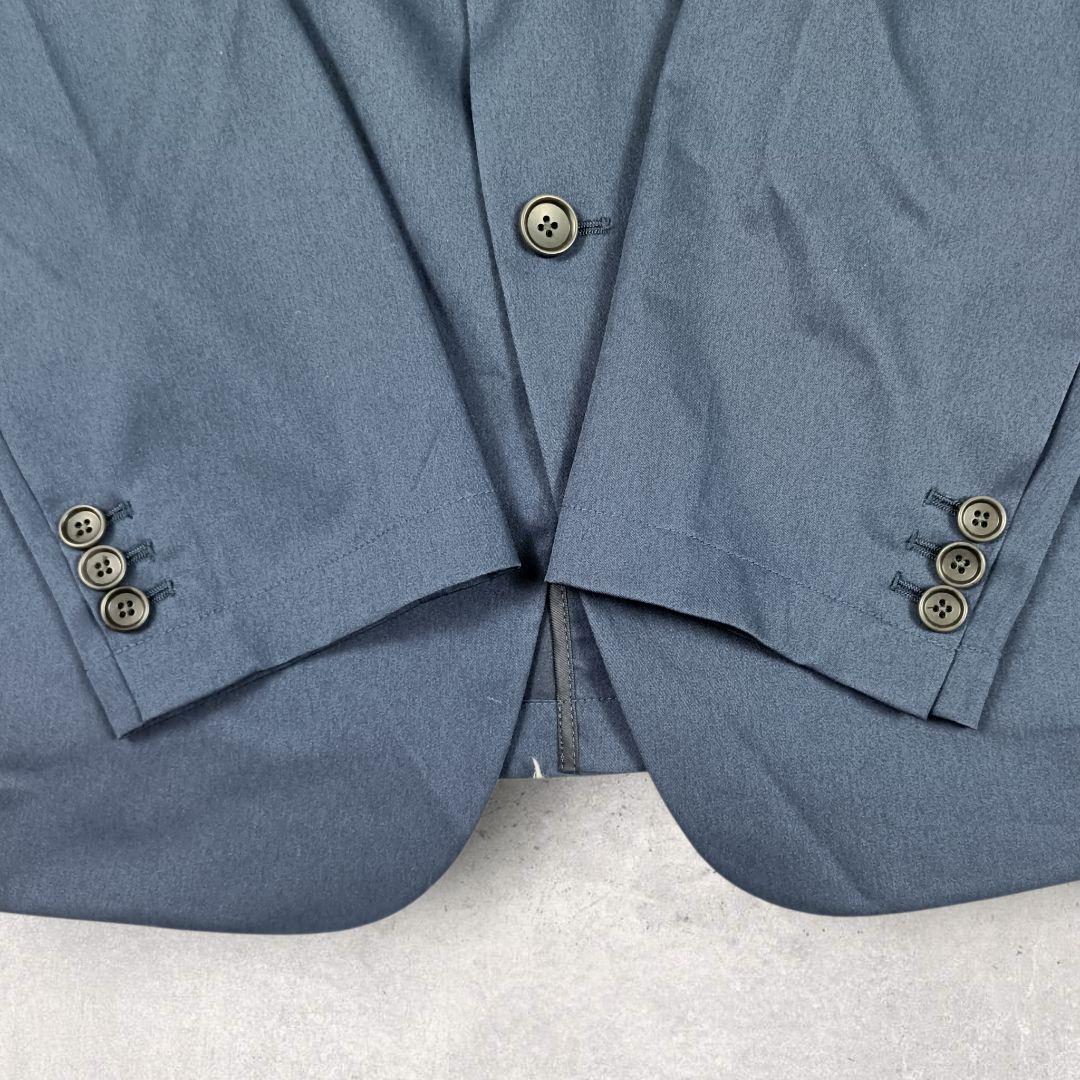 WWS 大きいサイズ セットアップ ダークネイビー 洗える ストレッチ 撥水