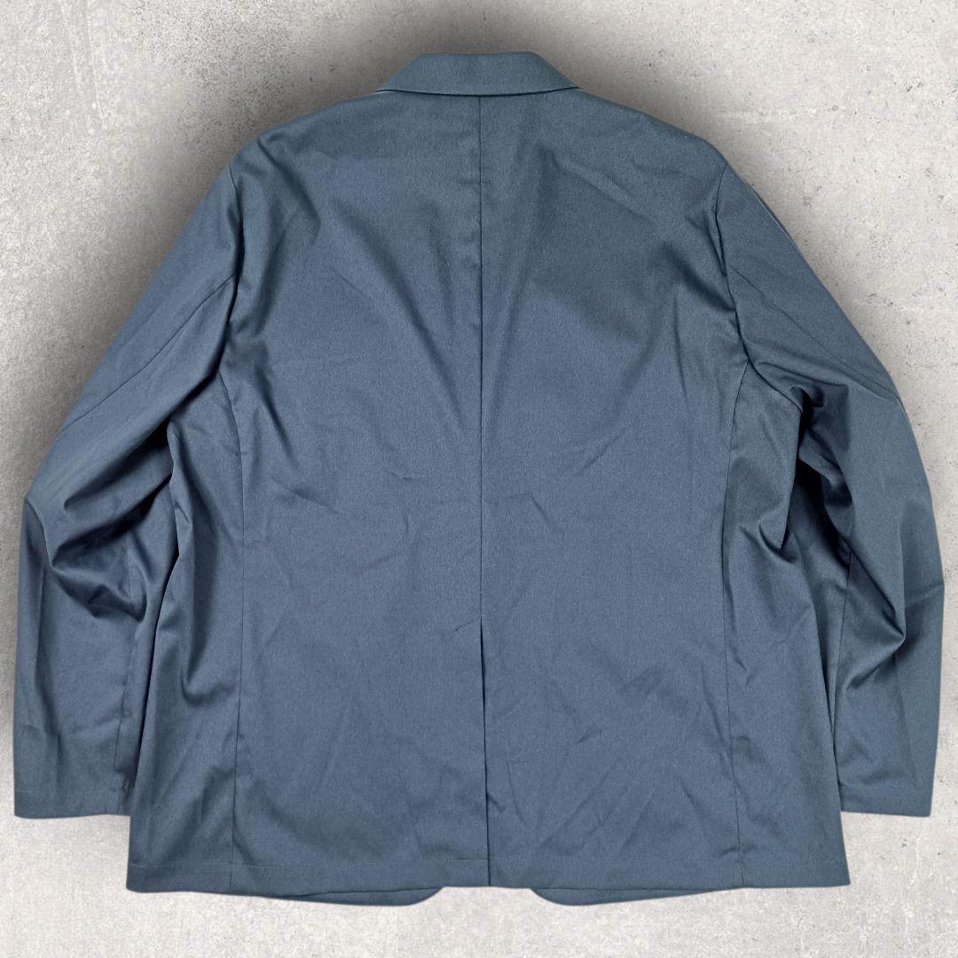 WWS 大きいサイズ セットアップ ダークネイビー 洗える ストレッチ 撥水