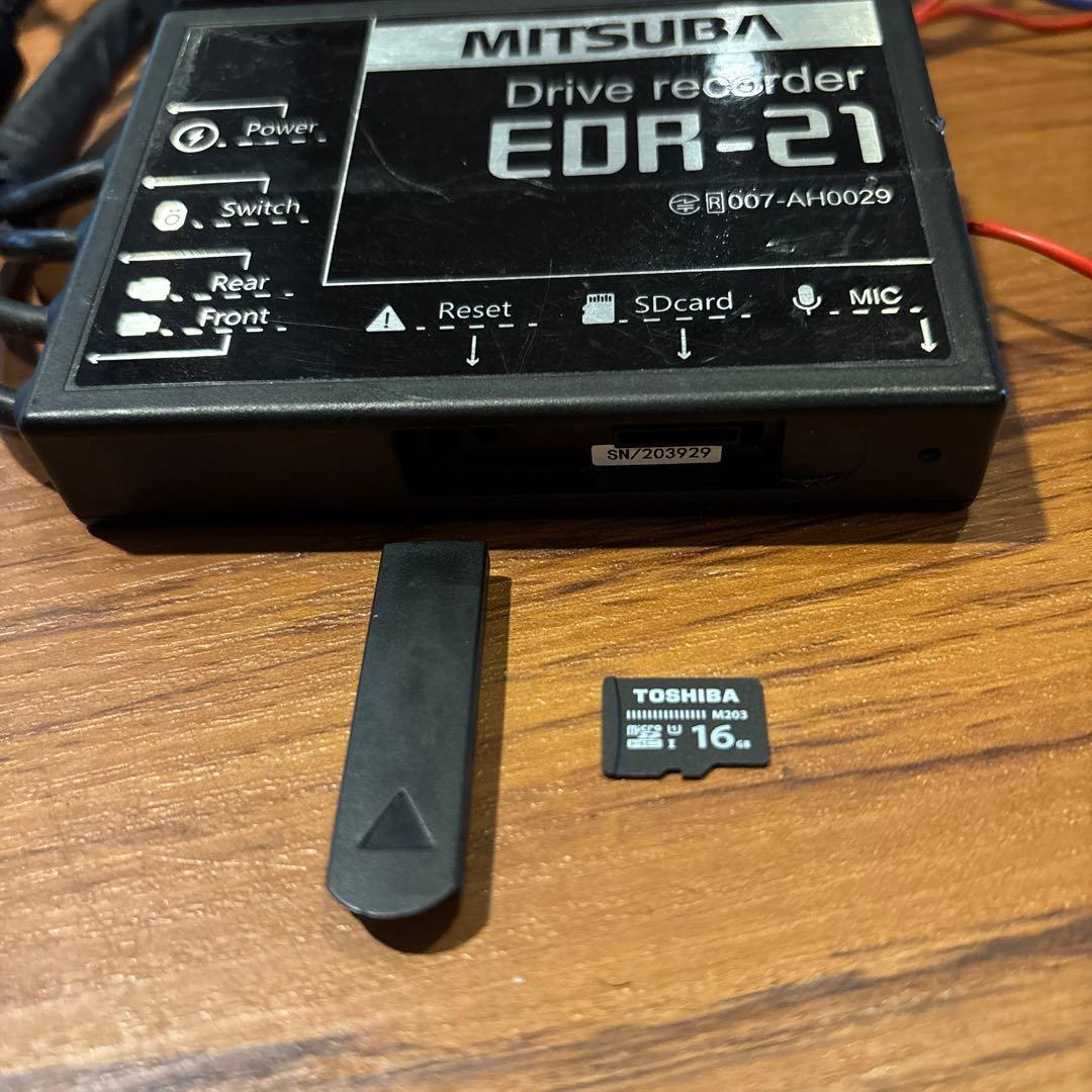 MITSUBA EDR-21 バイク用ドライブレコーダー
