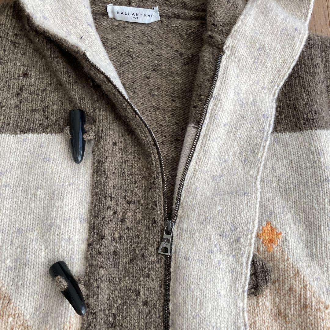 [美品] BALLANTYNE バランタイン カシミヤ混 イタリア製 ニット