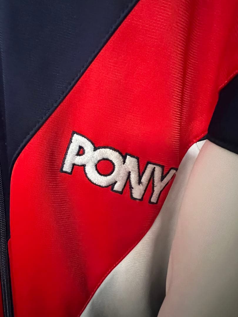PONY ジャージ ネイビー/レッド/ホワイト M-L相当