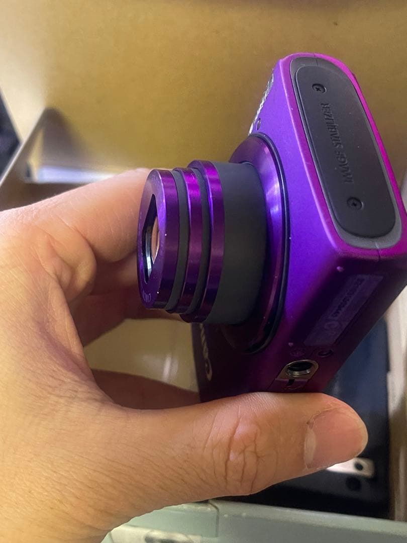 Canon キャノン　カメラ　パープル　ixy 600f