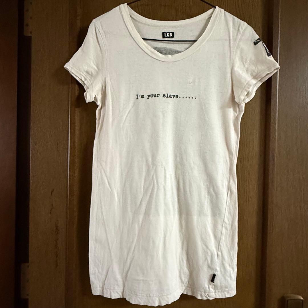 Tシャツ LGB ルグランブルー バックプリント ギター柄 レディース