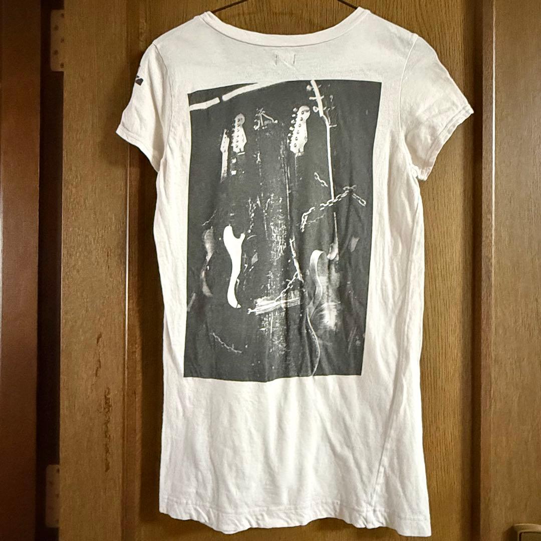 Tシャツ LGB ルグランブルー バックプリント ギター柄 レディース