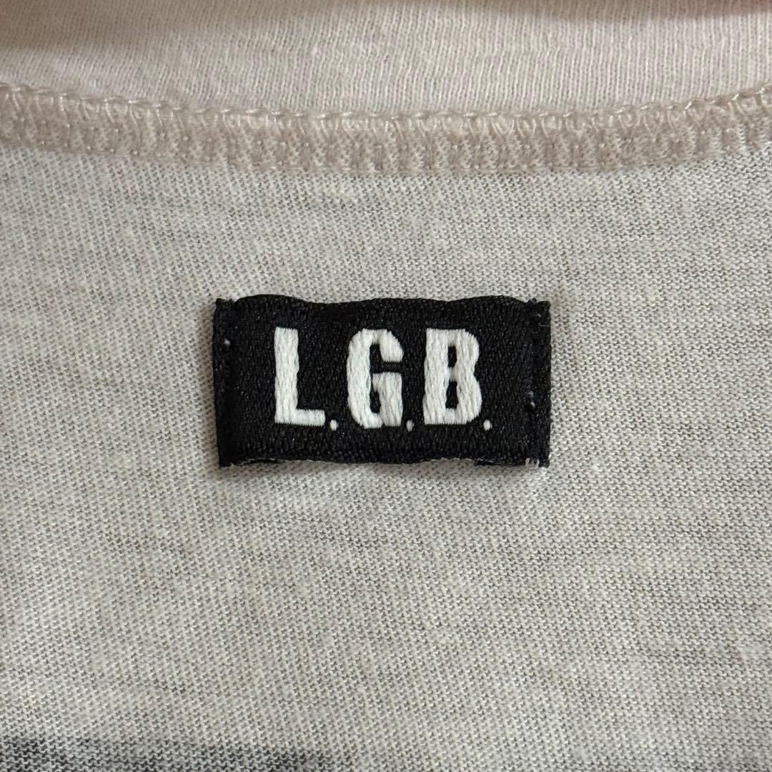 Tシャツ LGB ルグランブルー バックプリント ギター柄 レディース