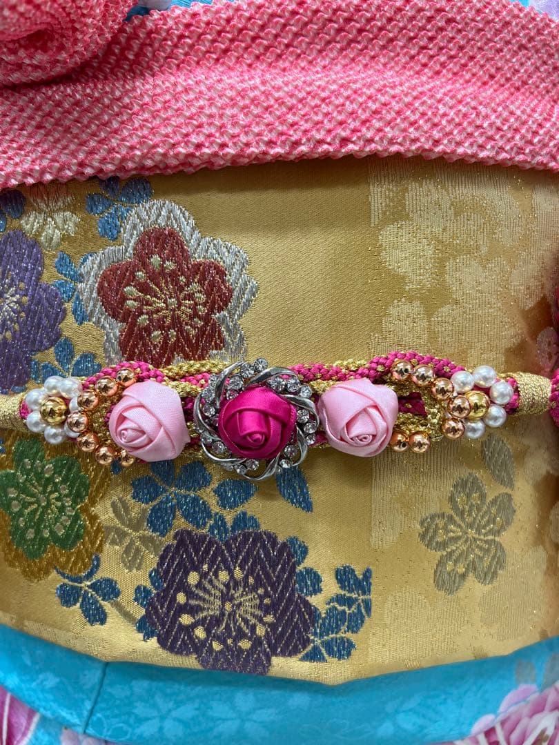 振り袖　フルセット　別誂長襦袢　金彩加工　長尺袋帯　成人式　結婚式　695