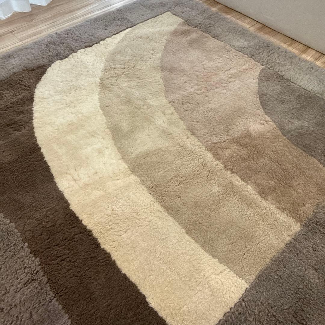 東洋羽毛　ムートンカーペットS 180cm×180cm