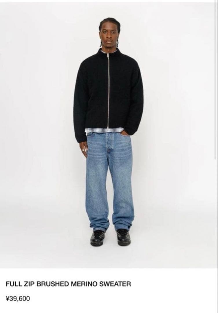 24FW stussyドライバーズニット