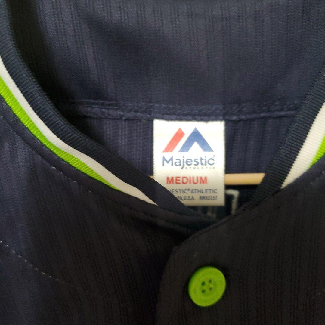 ヤクルトスワローズ ビジターユニフォーム 丸山和郁 2022優勝ワッペン付 M