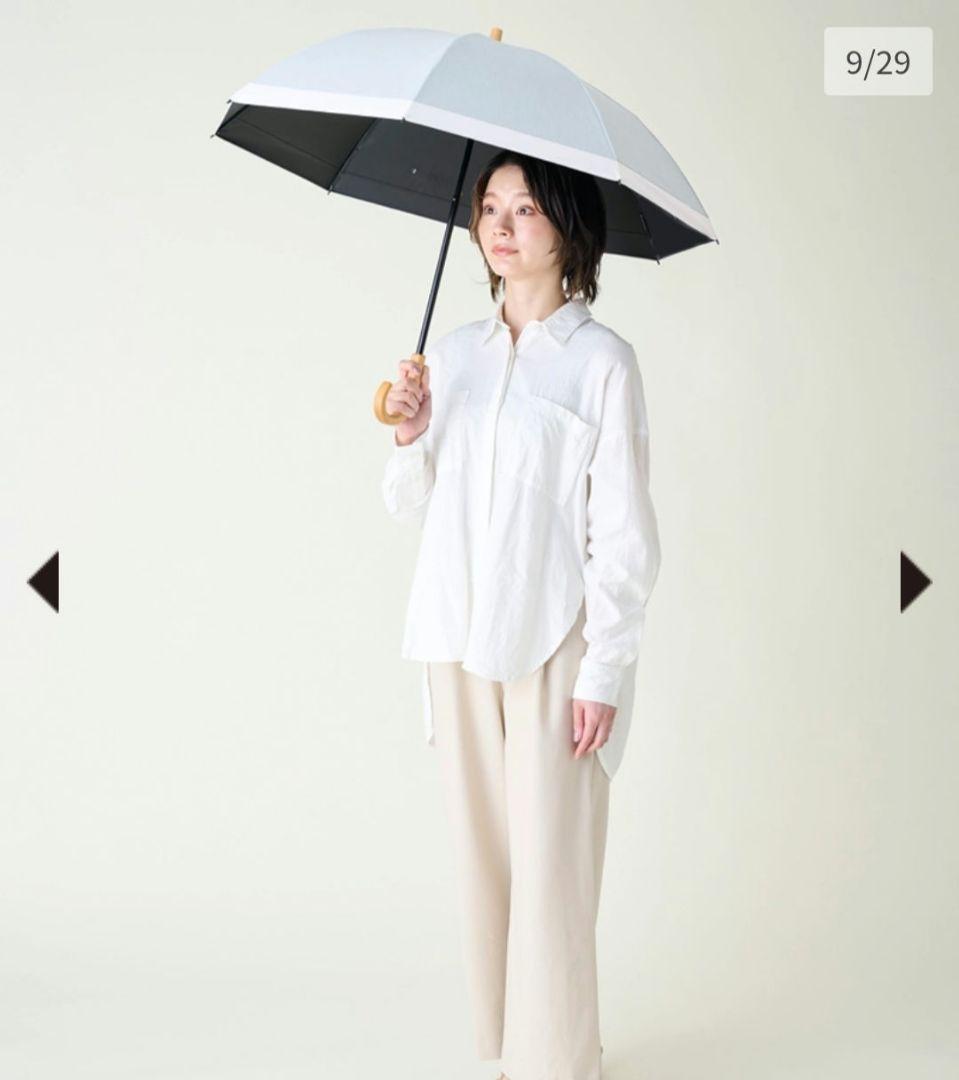 【未使用】サンバリア100 折りたたみ日傘２段折 / コンビmoku