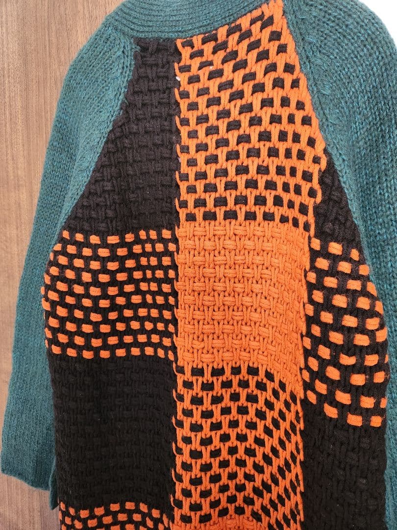 美品MM6ニットロングカーディガン