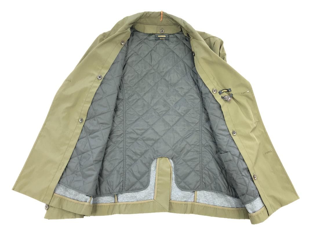 DIESEL BLACK GOLD ダブルジャケット M カーキ ミリタリー