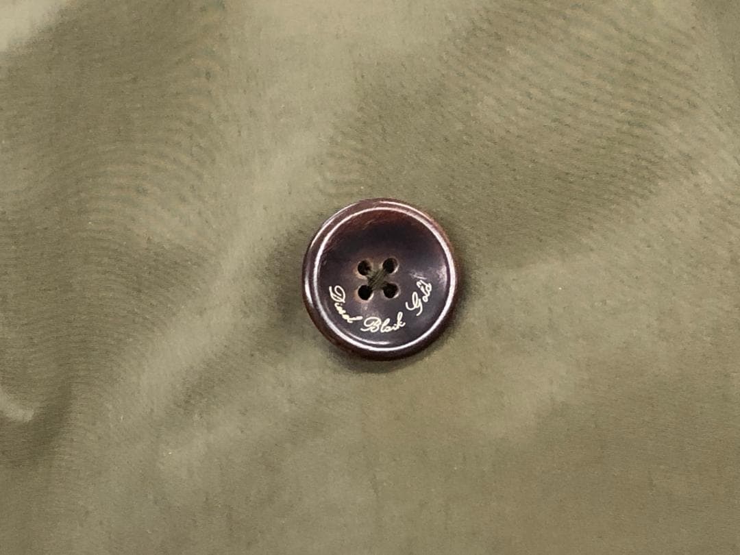 DIESEL BLACK GOLD ダブルジャケット M カーキ ミリタリー