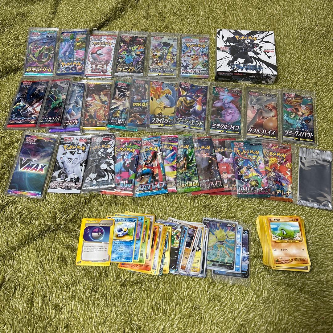 ポケモンカード　引退品　絶版パック、カード、BOX