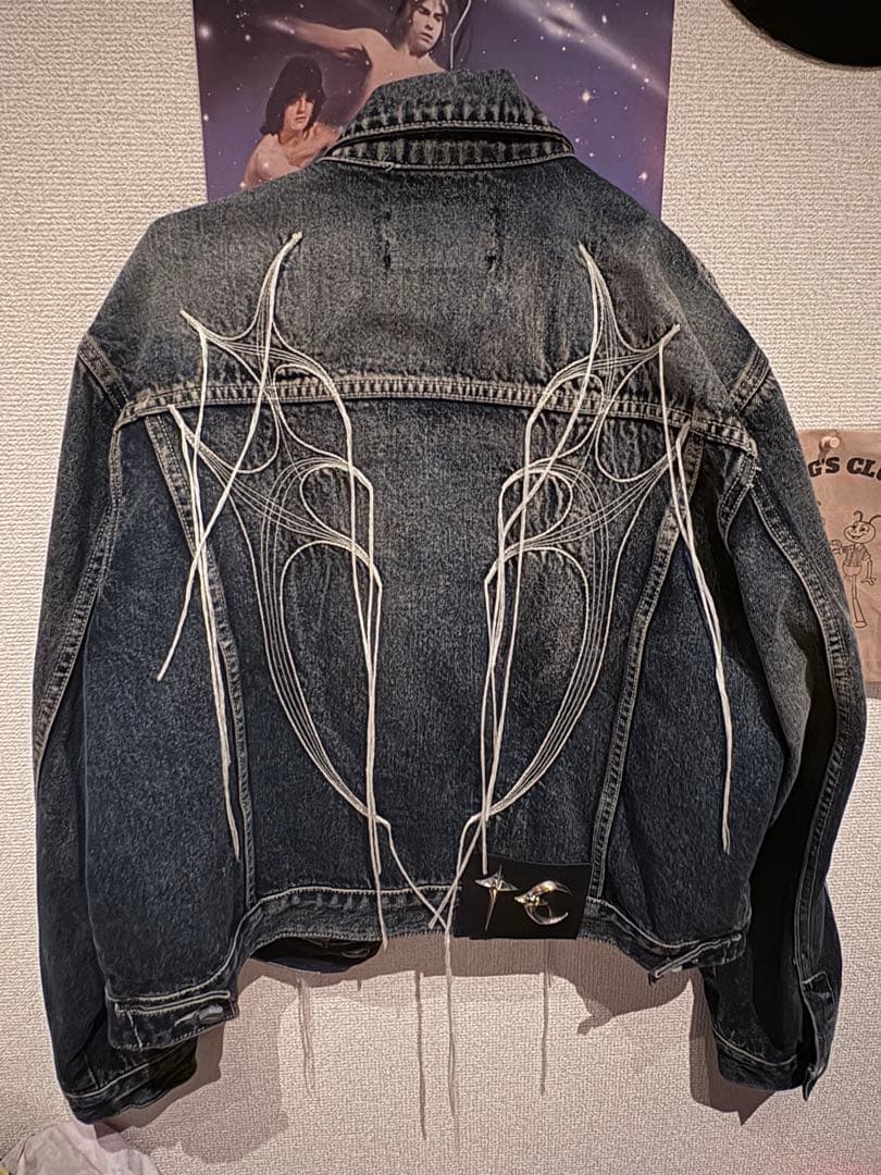 ENHYPENニキ着用thug Clubトライバルツリーデニムジャケット