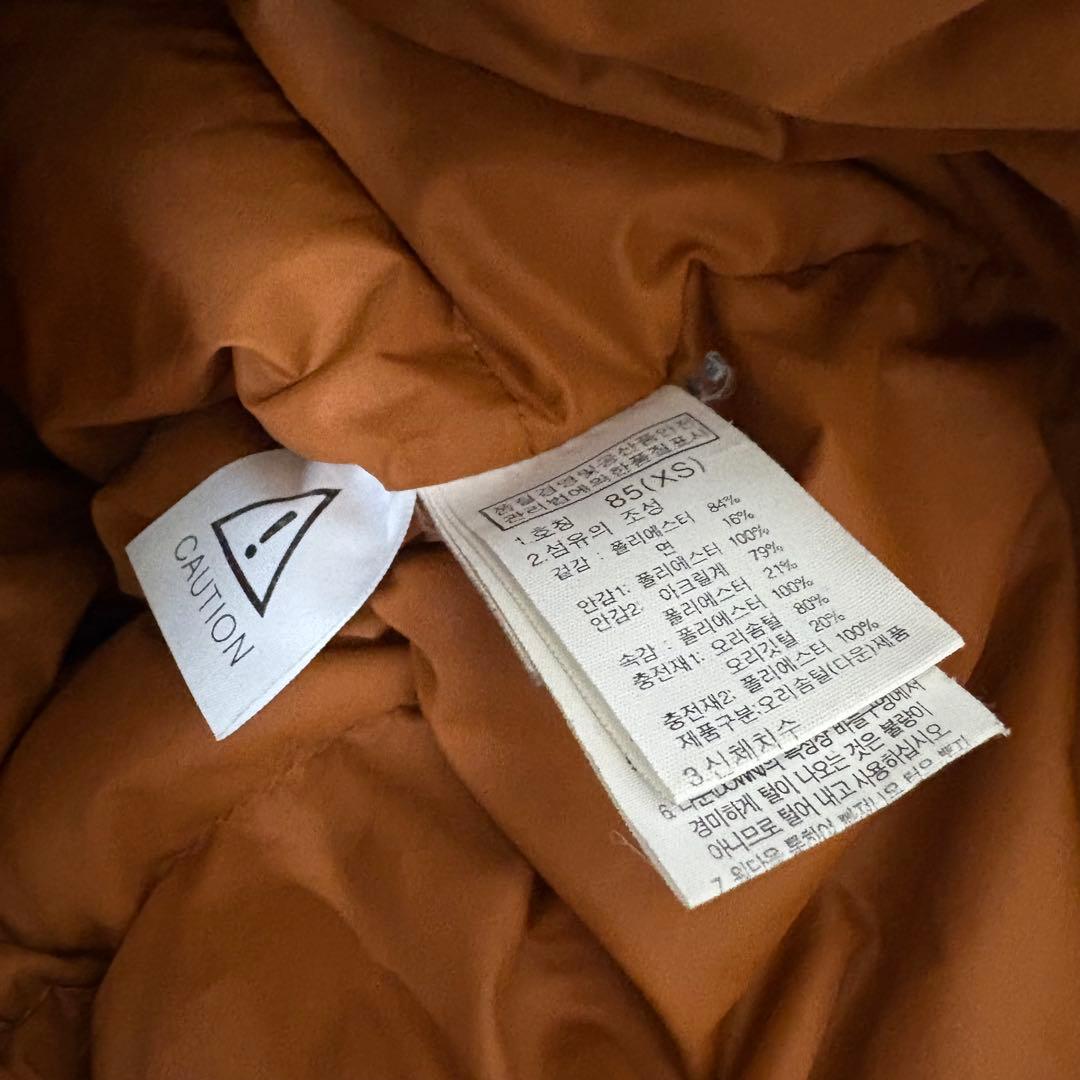 【激レア】ノースフェイス　ロングダウンコート　ホワイトレーベル　韓国限定　刺繍