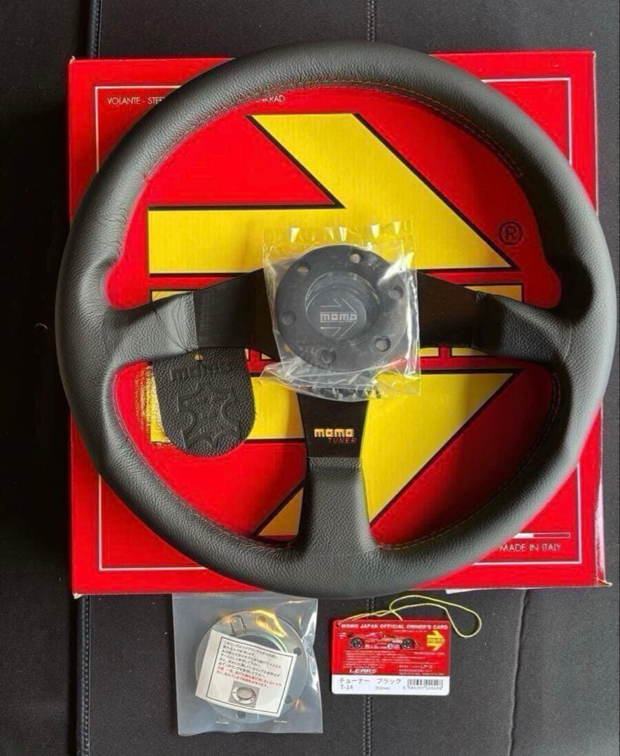 訳あり新品MOMOTUNERモモチューナーブラックスポーク35Φ 【日本正規品】