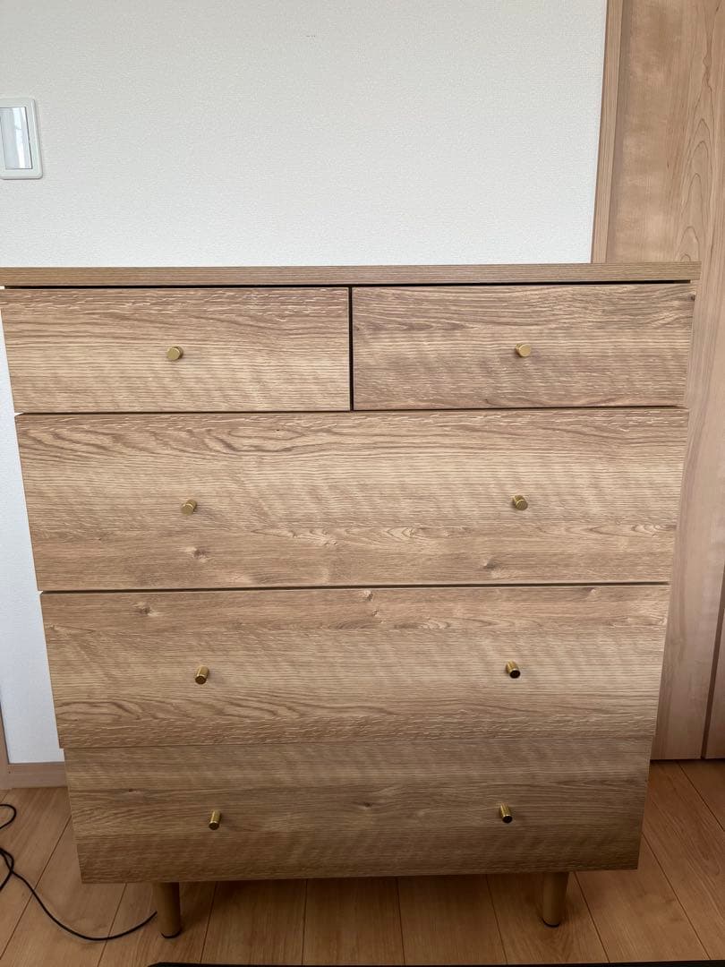 LOWYA ロウヤ シャビーナチュラル(ハイチェスト)