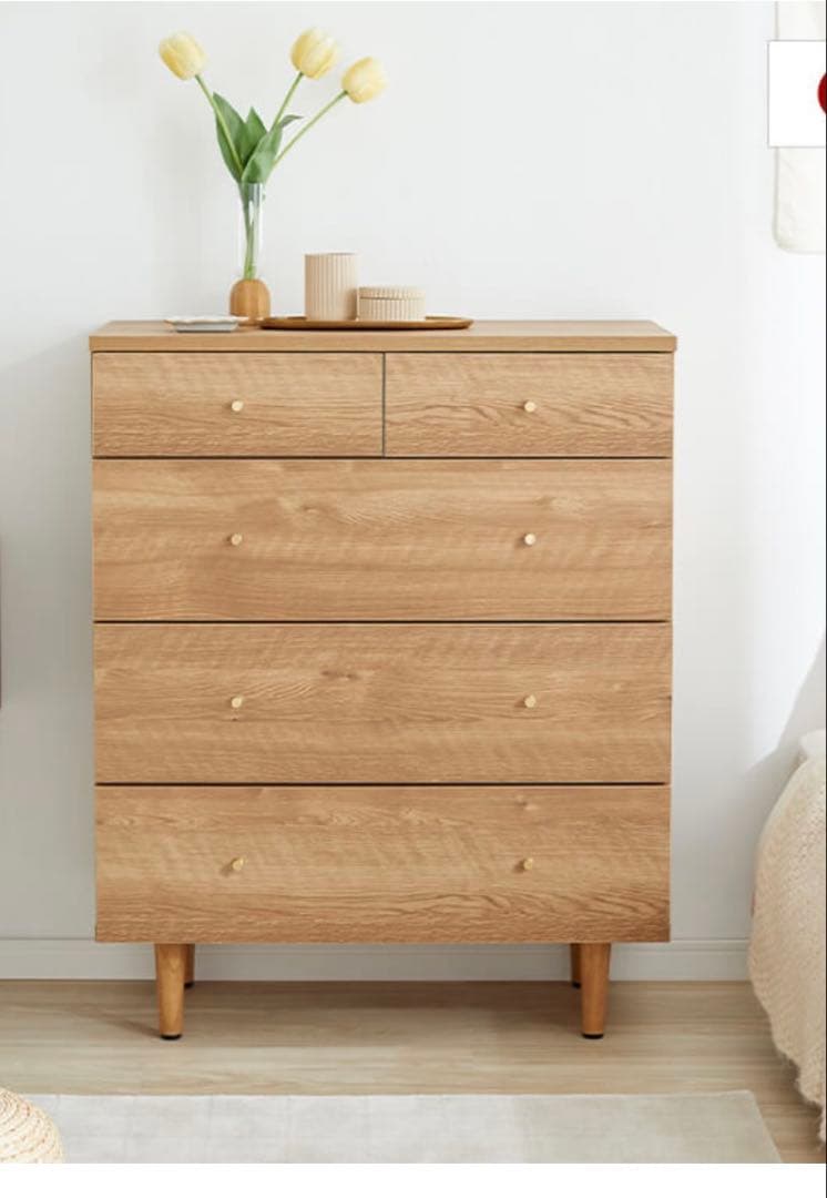 LOWYA ロウヤ シャビーナチュラル(ハイチェスト)