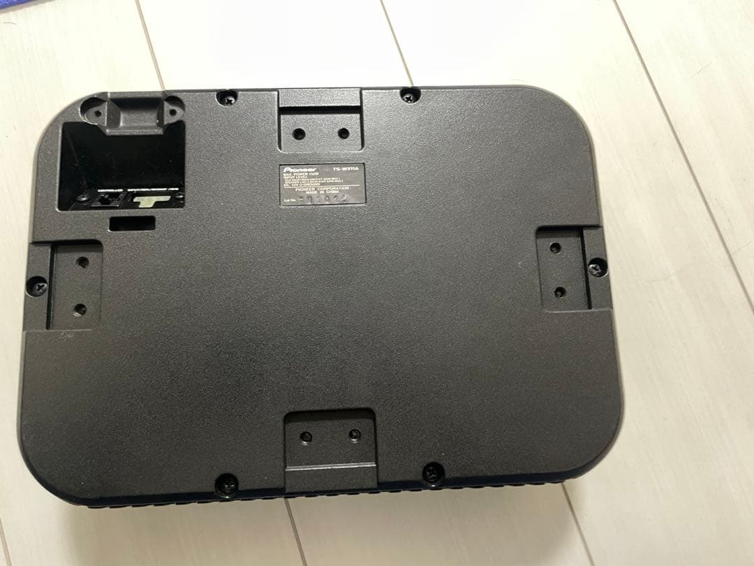 カロッツェリア ウーファー 黒