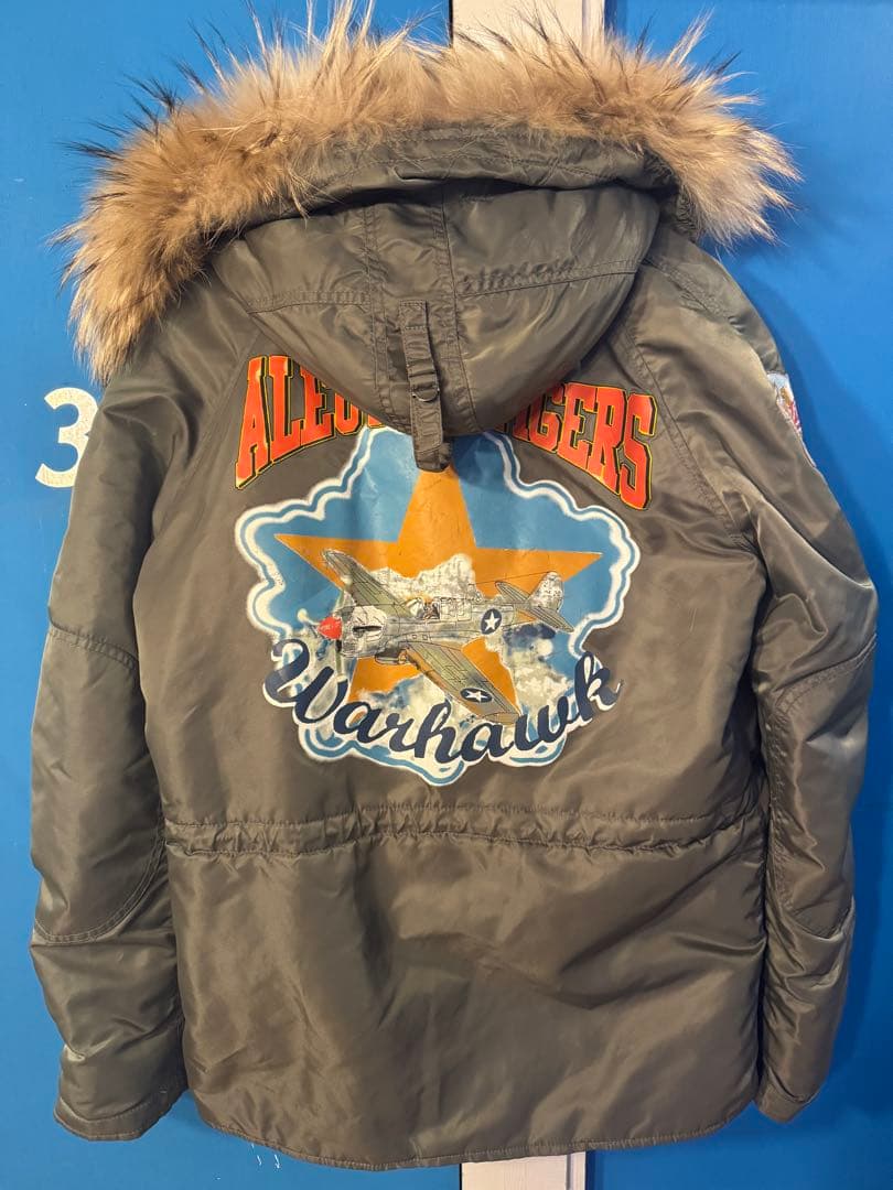 モ*〜様 AVIREX N-3BフライトジャケットALEUTIAN TIGERS