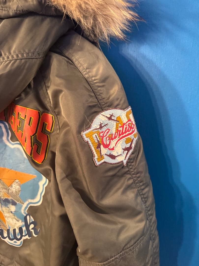 モ*〜様 AVIREX N-3BフライトジャケットALEUTIAN TIGERS