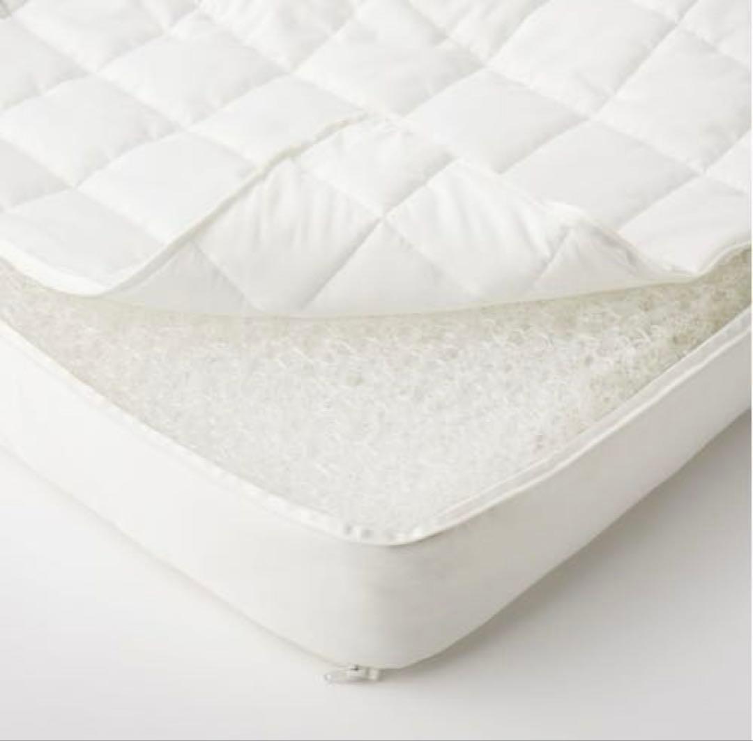 三つ折り　ポリエチレンノンコイルマットレス・セミダブル　無印良品