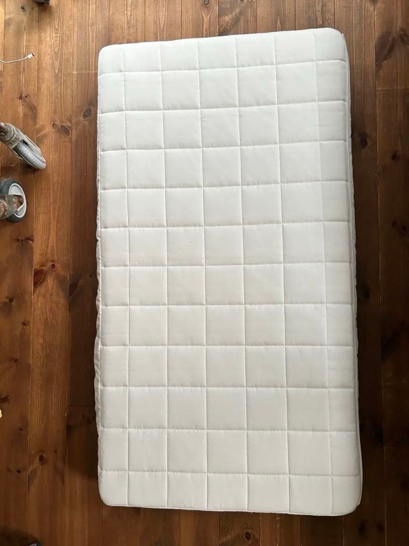 三つ折り　ポリエチレンノンコイルマットレス・セミダブル　無印良品