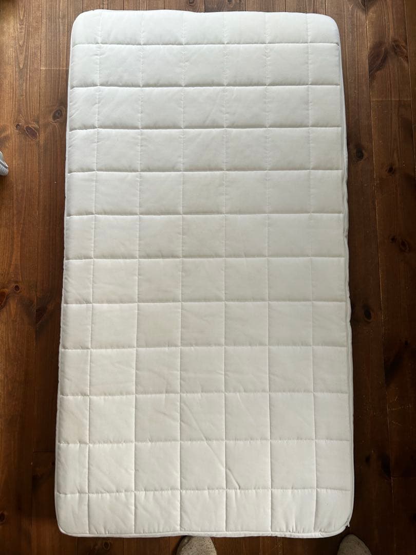 三つ折り　ポリエチレンノンコイルマットレス・セミダブル　無印良品