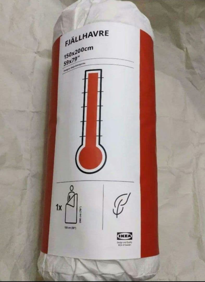 イケア　FJÄLLHAVRE フィェルハーヴレ 掛け布団 厚手 ダウン　1点