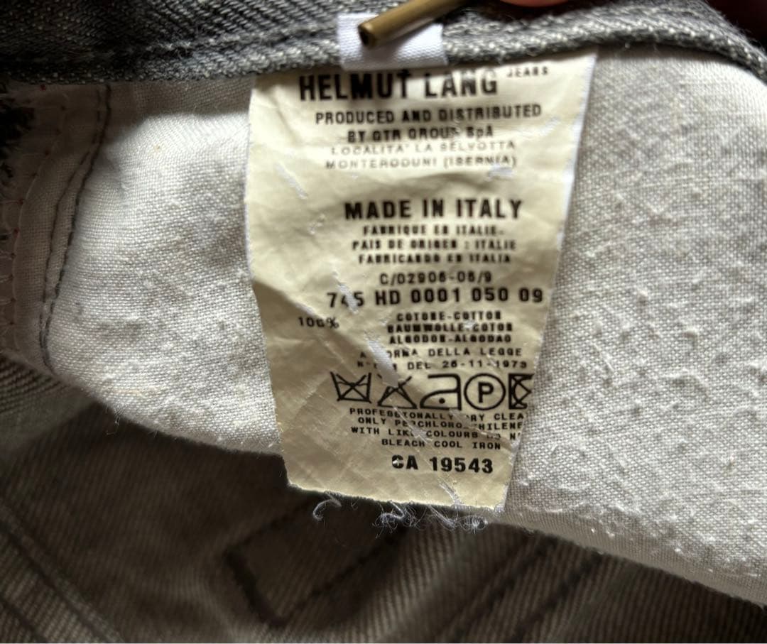 ヘルムートラング 1999 デニムジャケット+デニム