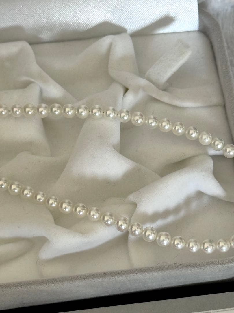 専用！高品質アコヤベビーパールネックレスオーロラロゼ4.5-5mm最強テリー