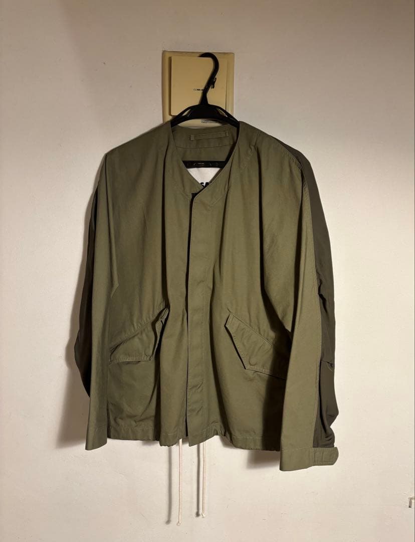 JIL SANDER 22SS ノーカラージャケット 44