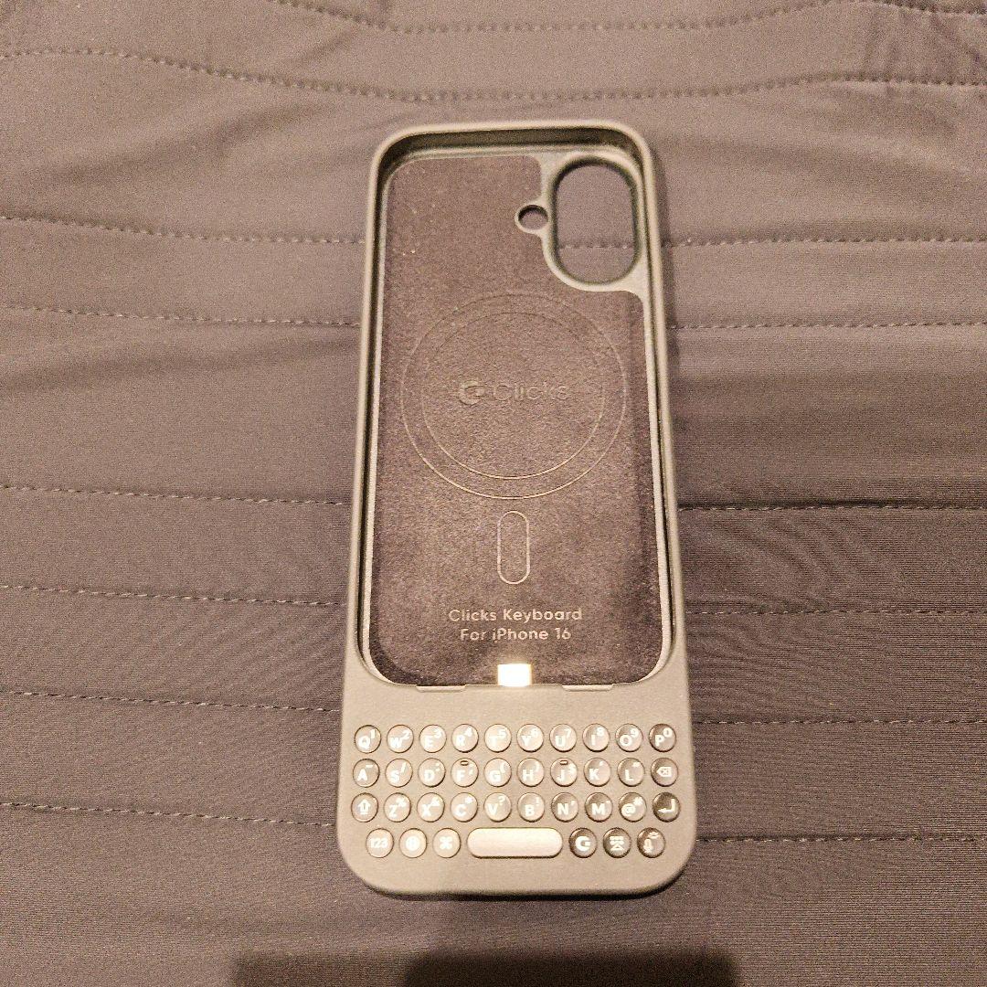 clicks keyboard　iPhone 16 用ケース　クリックス