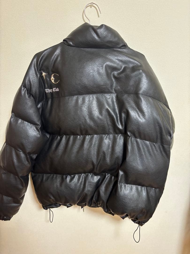 thug clubサグクラブレザーダウンジャケット