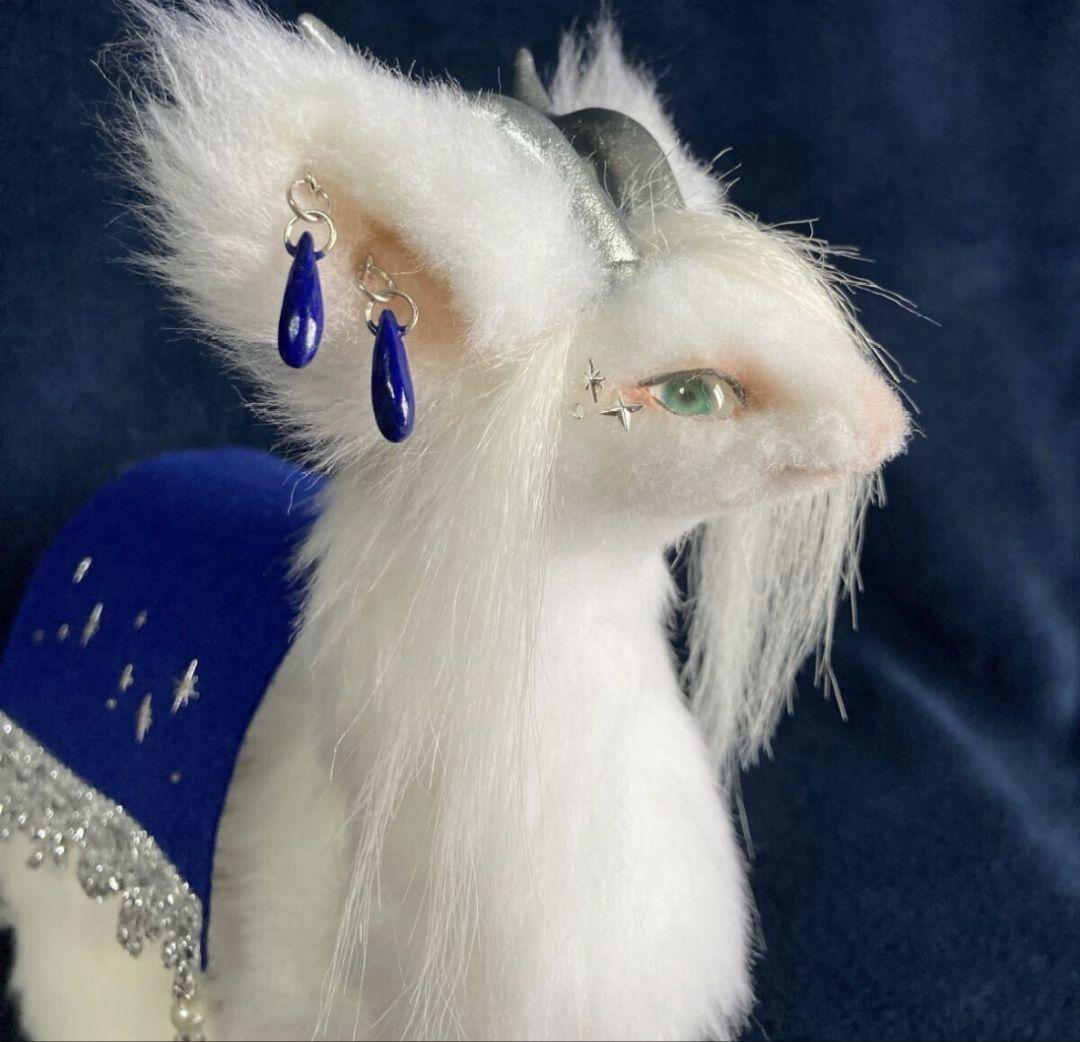 アートドール 星の白龍 幻獣 ドラゴン 龍 竜 ぬいぐるみ 作家様製