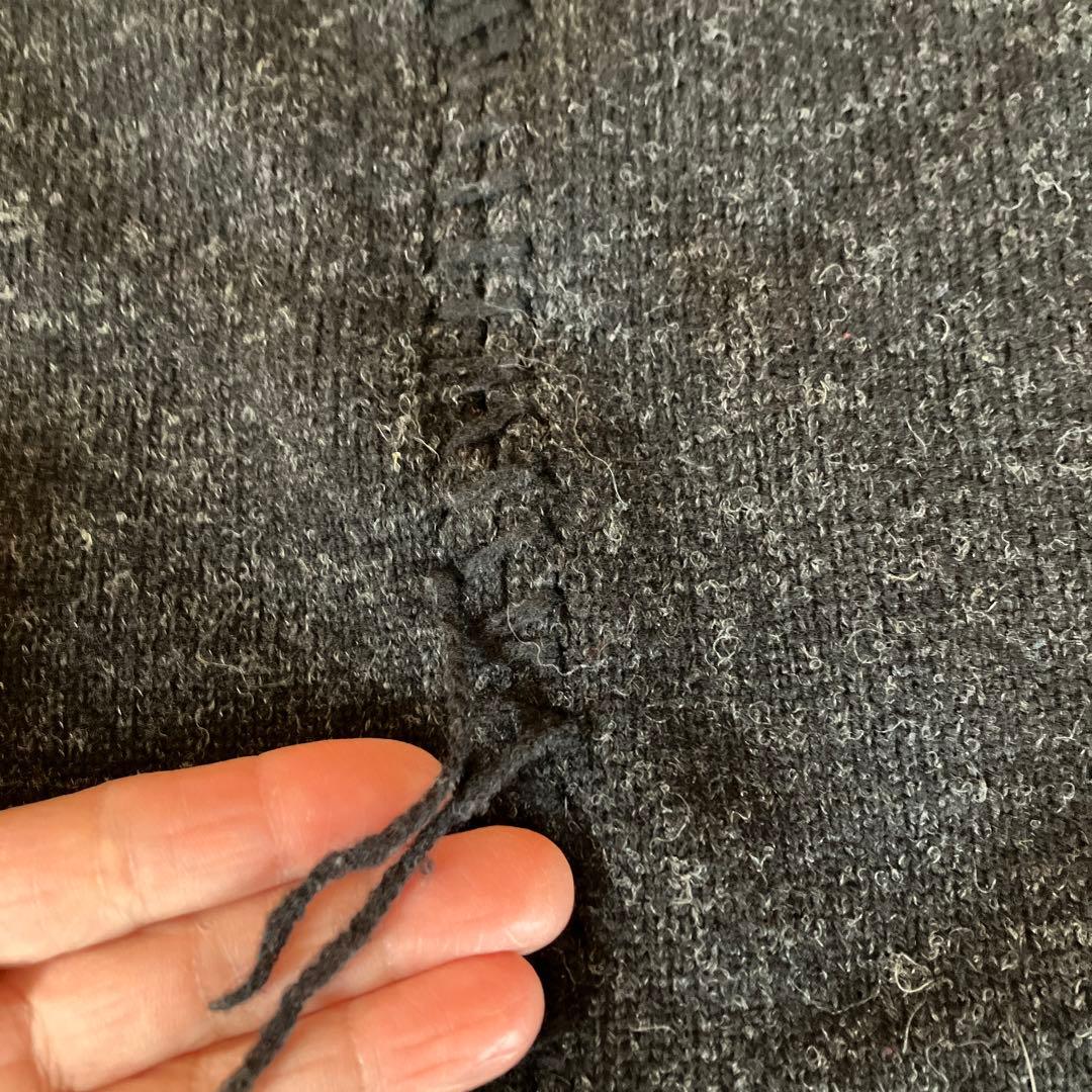 ナンバーナイングレーニット　レースアップ