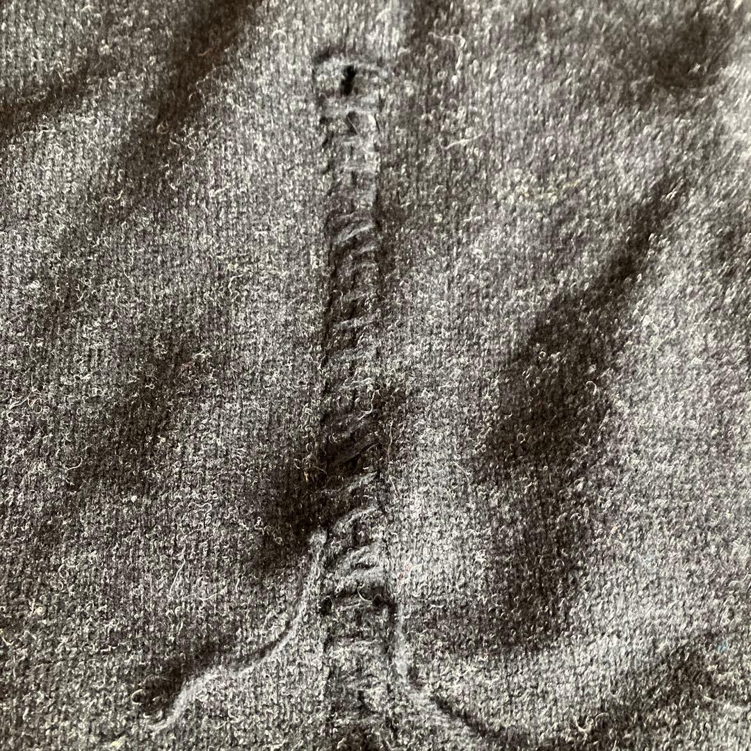 ナンバーナイングレーニット　レースアップ