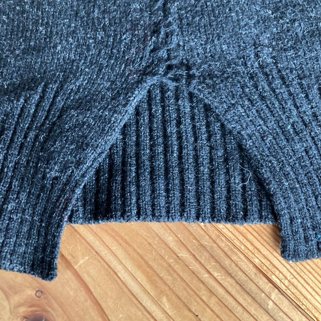 ナンバーナイングレーニット　レースアップ