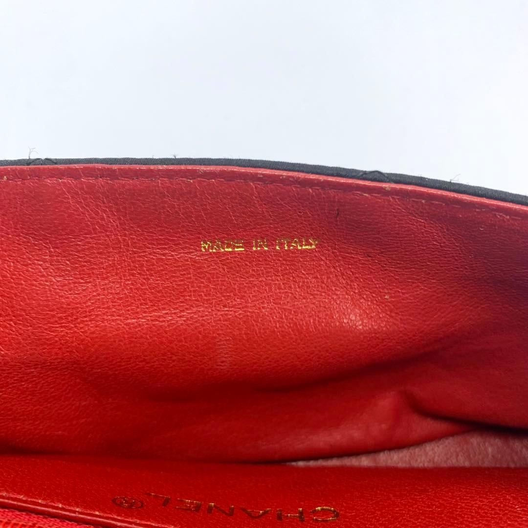 美品　CHANEL　ダイア　パーティーバッグ　ゴールド　チェーンショルダーバッグ