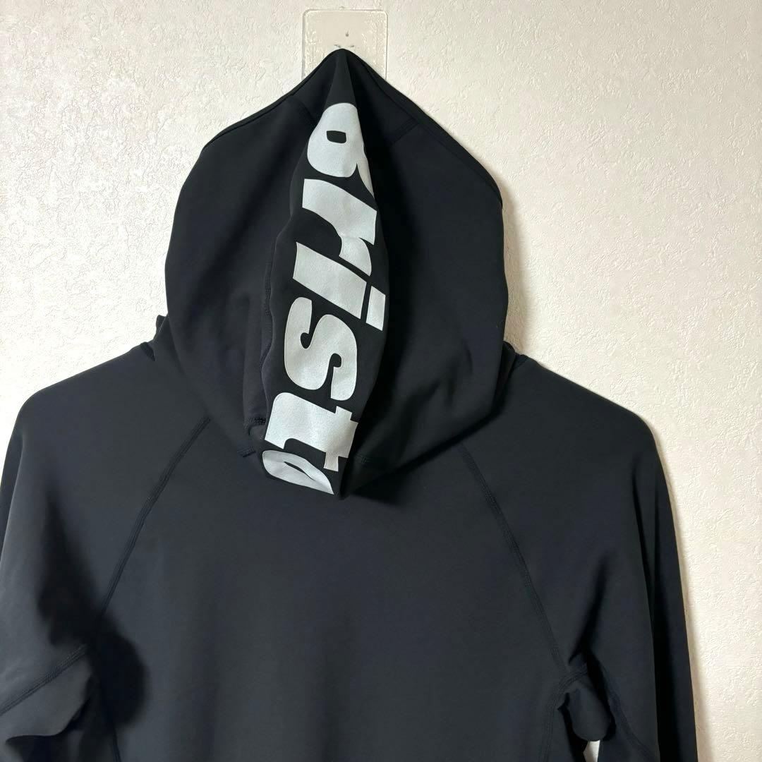 FCRB UNDER LAYER HOODY ブラック ロゴ　M