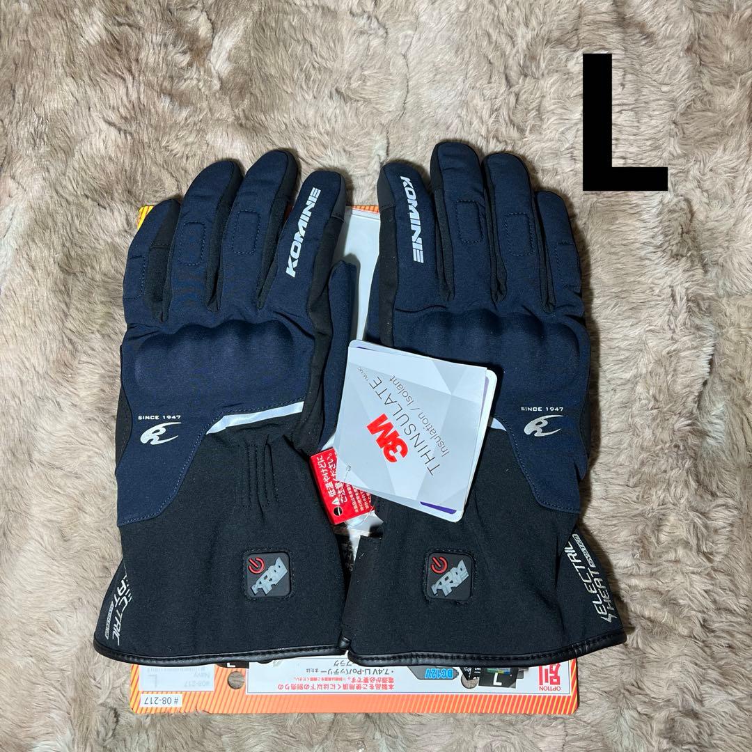 コミネ　バイク用 グローブ プロテクトエレクトリックヒートグローブ セット