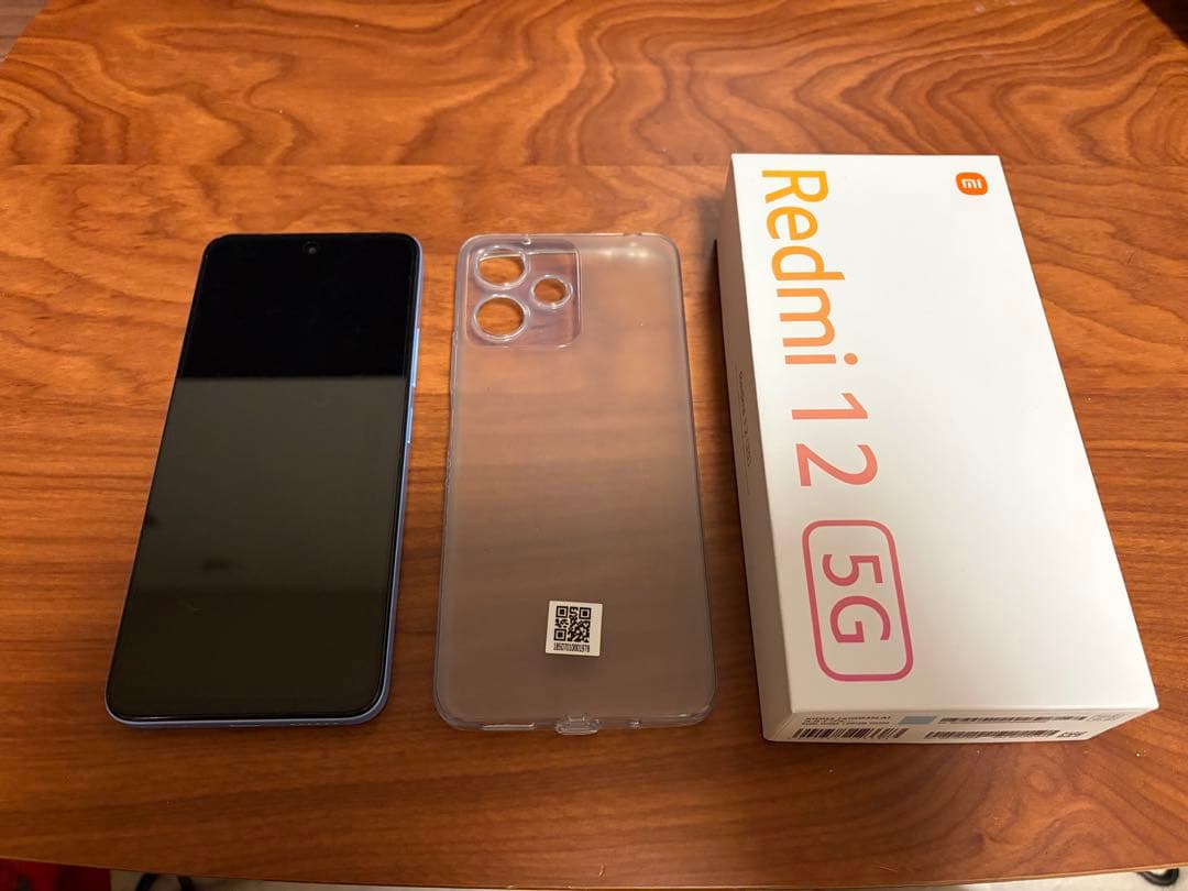 美品！ redmi12 5G 128GB スカイブルー 本体+カバー