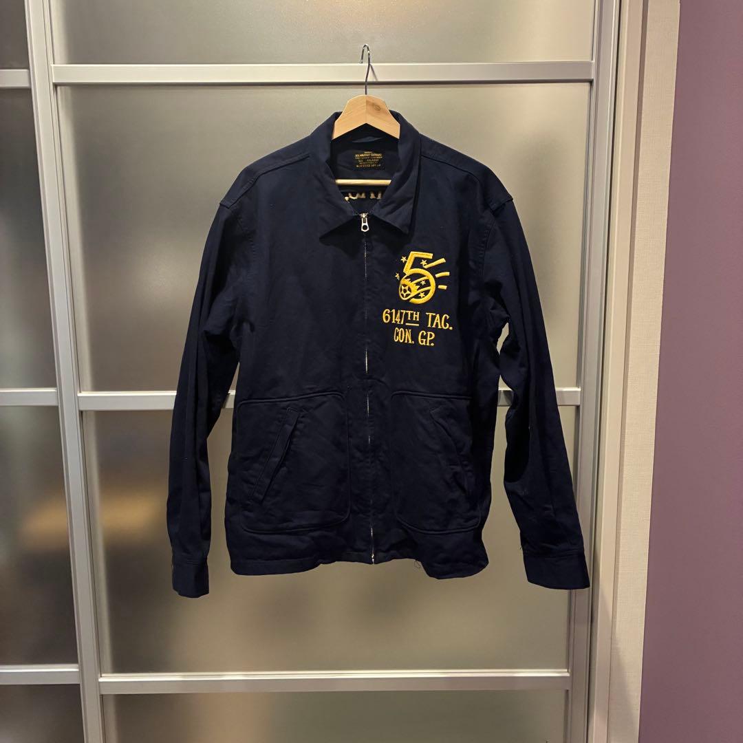 1960s 朝鮮戦争 復刻 スーベニアジャケット モスキート部隊 濃紺 XXL