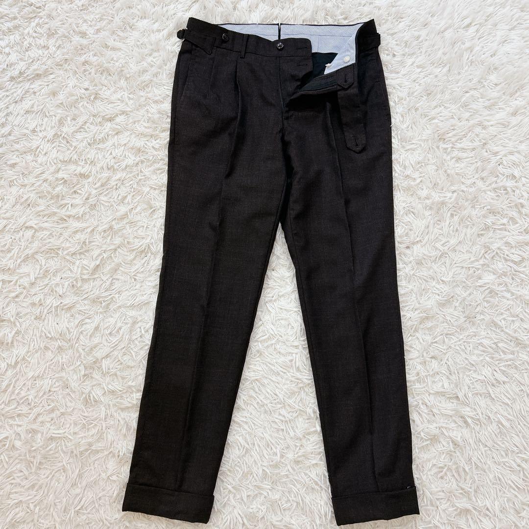 美品 リングジャケット カノニコ スラックス 日本製 サイドアジャスター 高級