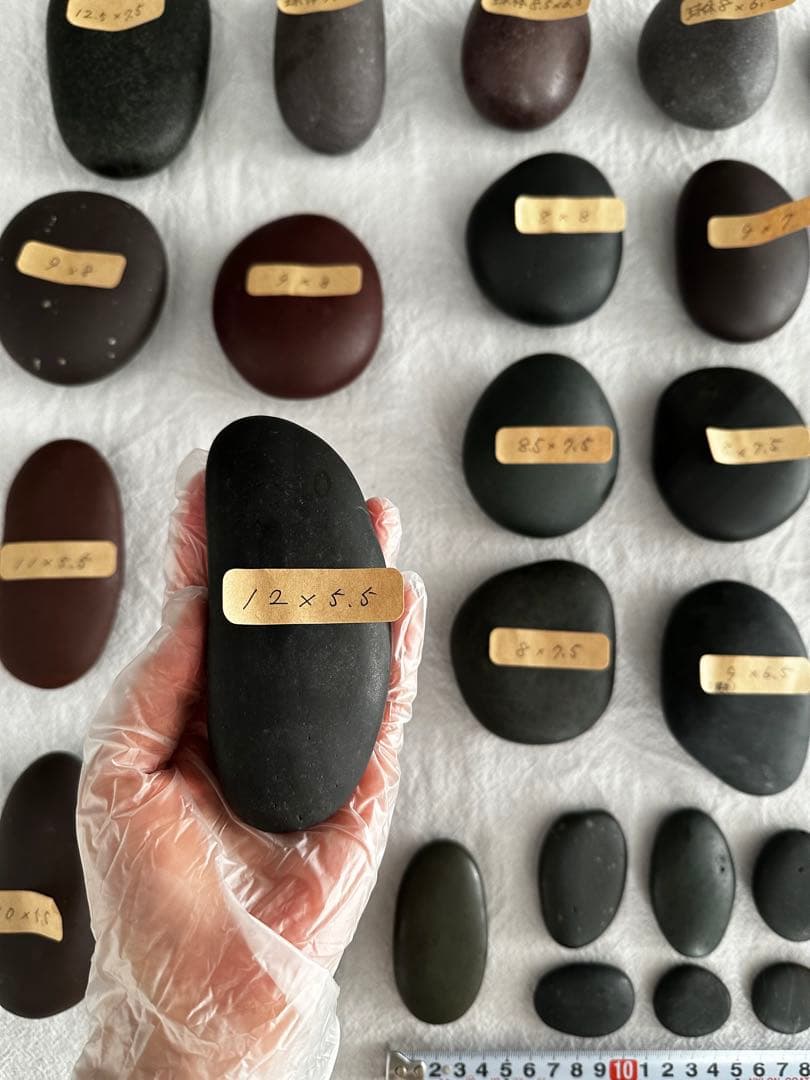 ホットストーン 玄武岩 35個 ラベンダーヒル アリゾナ